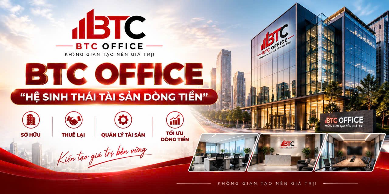 BTC OFFICE – Hệ sinh thái tài sản dòng tiền