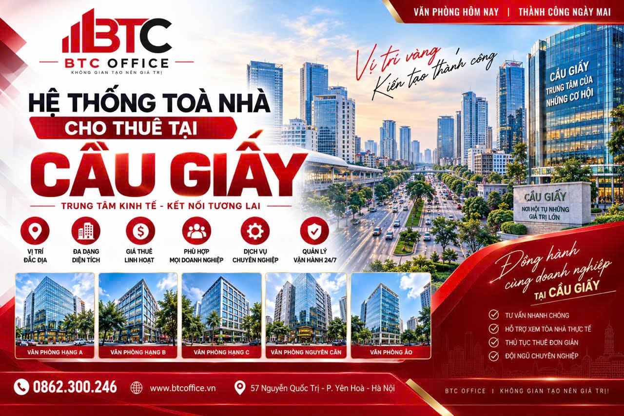 Tòa nhà cho thuê tại Cầu Giấy